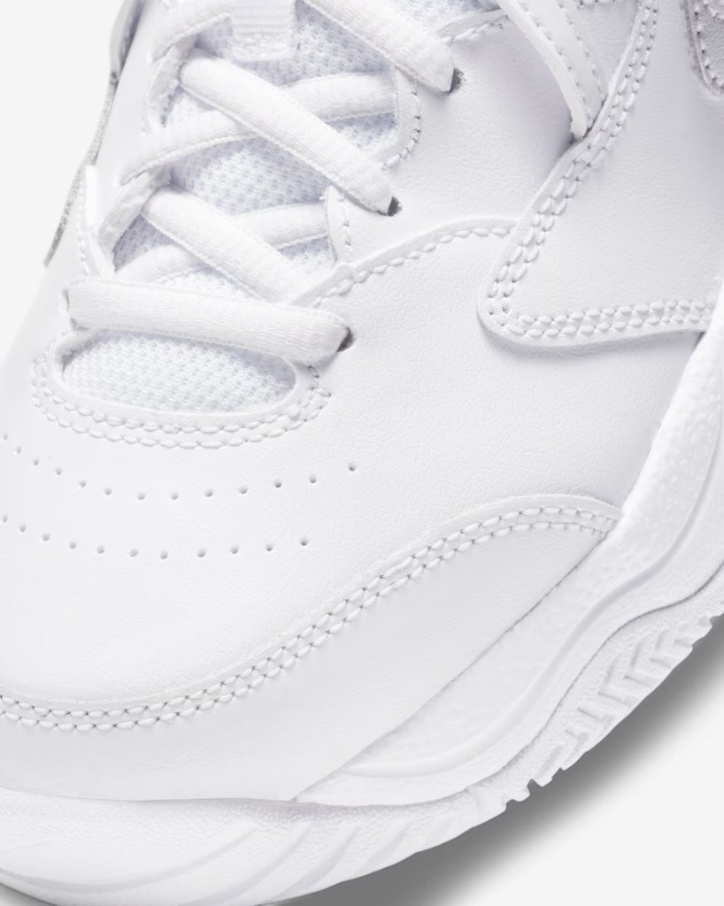 NikeCourt Jr. Lite 2 CD0440-105 Genç Çocuk Tenis Ayakkabısı - Beyaz
