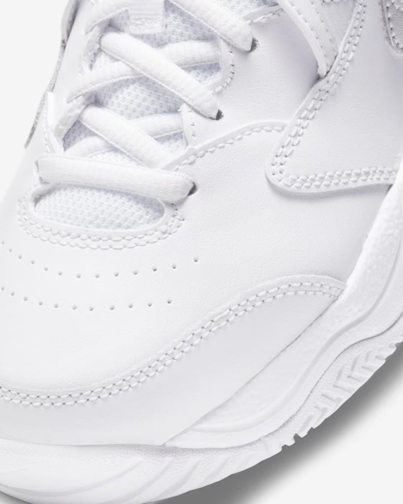 NikeCourt Jr. Lite 2 CD0440-105 Genç Çocuk Tenis Ayakkabısı - Beyaz