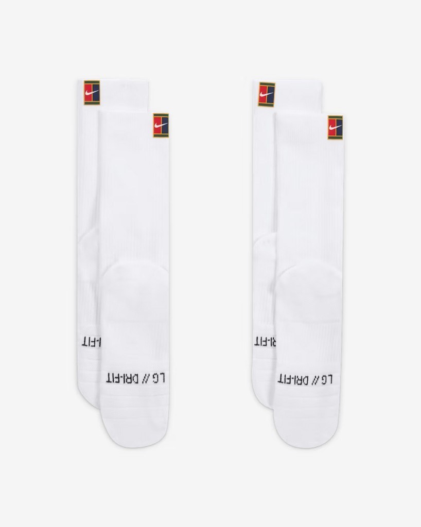 NikeCourt Multiplier Cushioned SK0118-100 Tenis Çorapları (2 Çift)