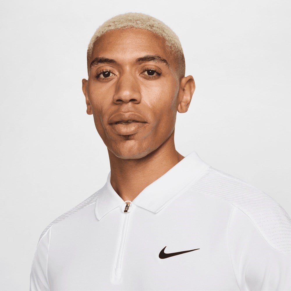 NikeCourt Slam Dri-FIT ADV Erkek Beyaz Tenis Polo Tişört FD5291-100