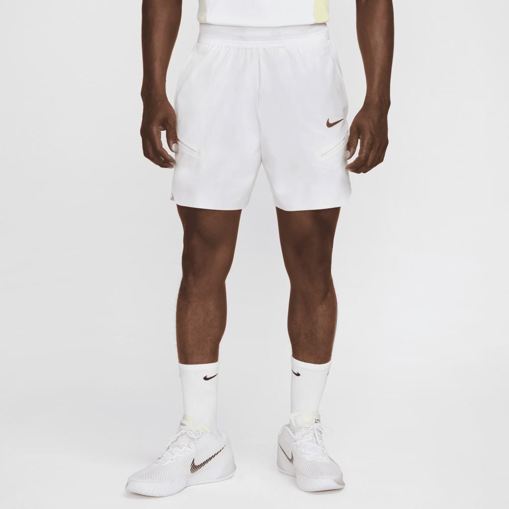 NikeCourt Slam Dri-FIT Erkek Beyaz Tenis Şortu FZ6899-100
