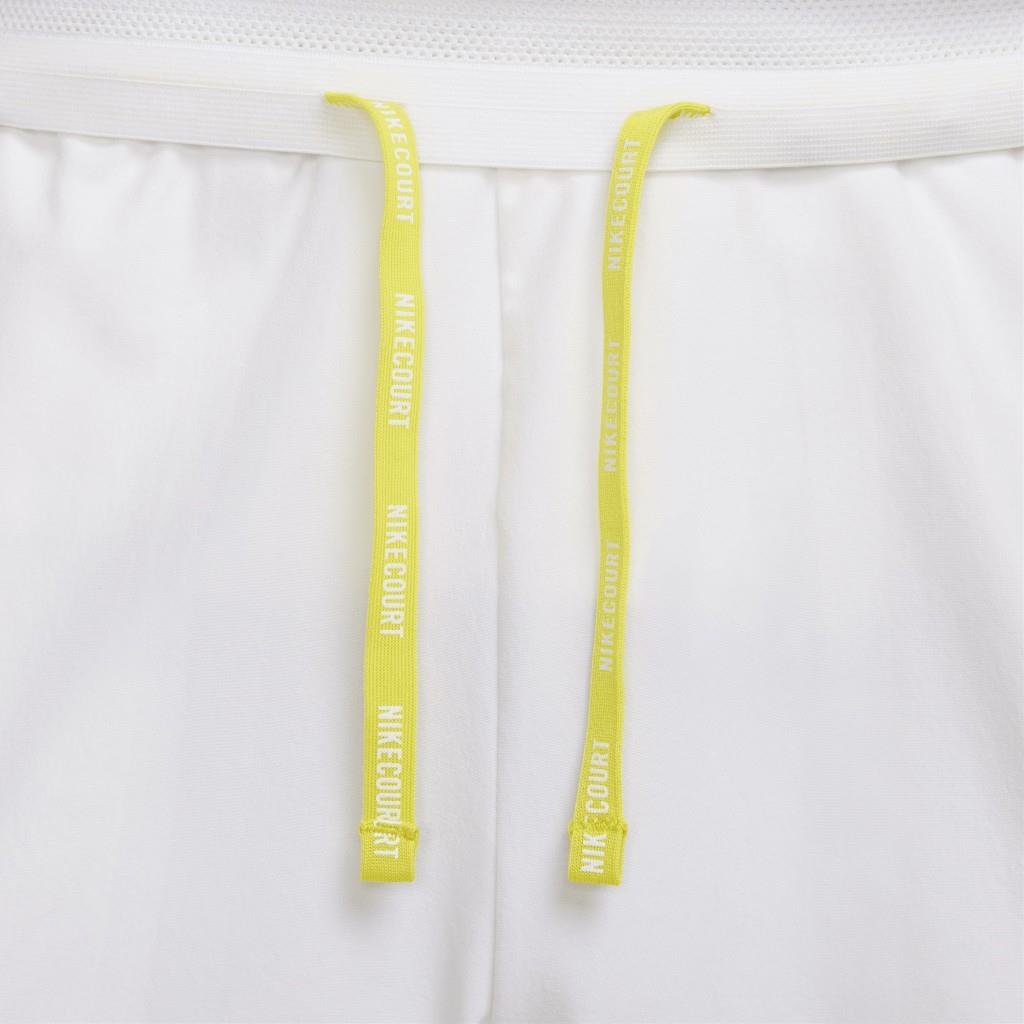 NikeCourt Slam Dri-FIT Erkek Beyaz Tenis Şortu FZ6899-100
