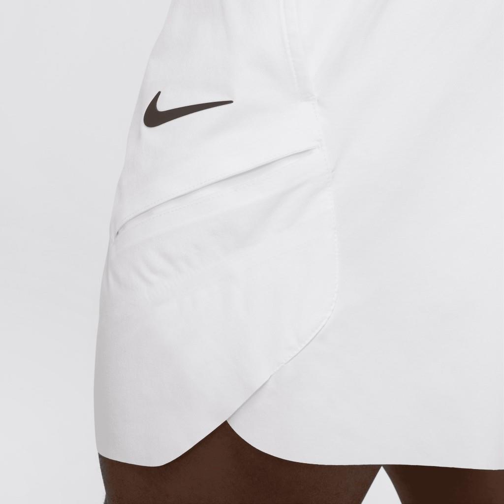 NikeCourt Slam Dri-FIT Erkek Beyaz Tenis Şortu FZ6899-100