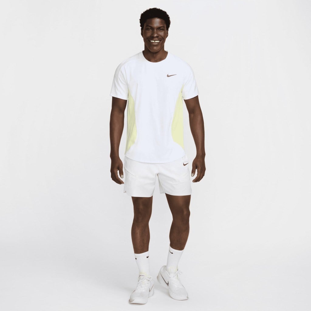 NikeCourt Slam Dri-FIT Erkek Beyaz Tenis Şortu FZ6899-100