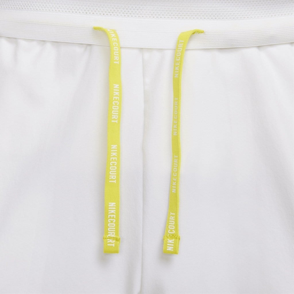 NikeCourt Slam Dri-FIT Erkek Beyaz Tenis Şortu FZ6899-100