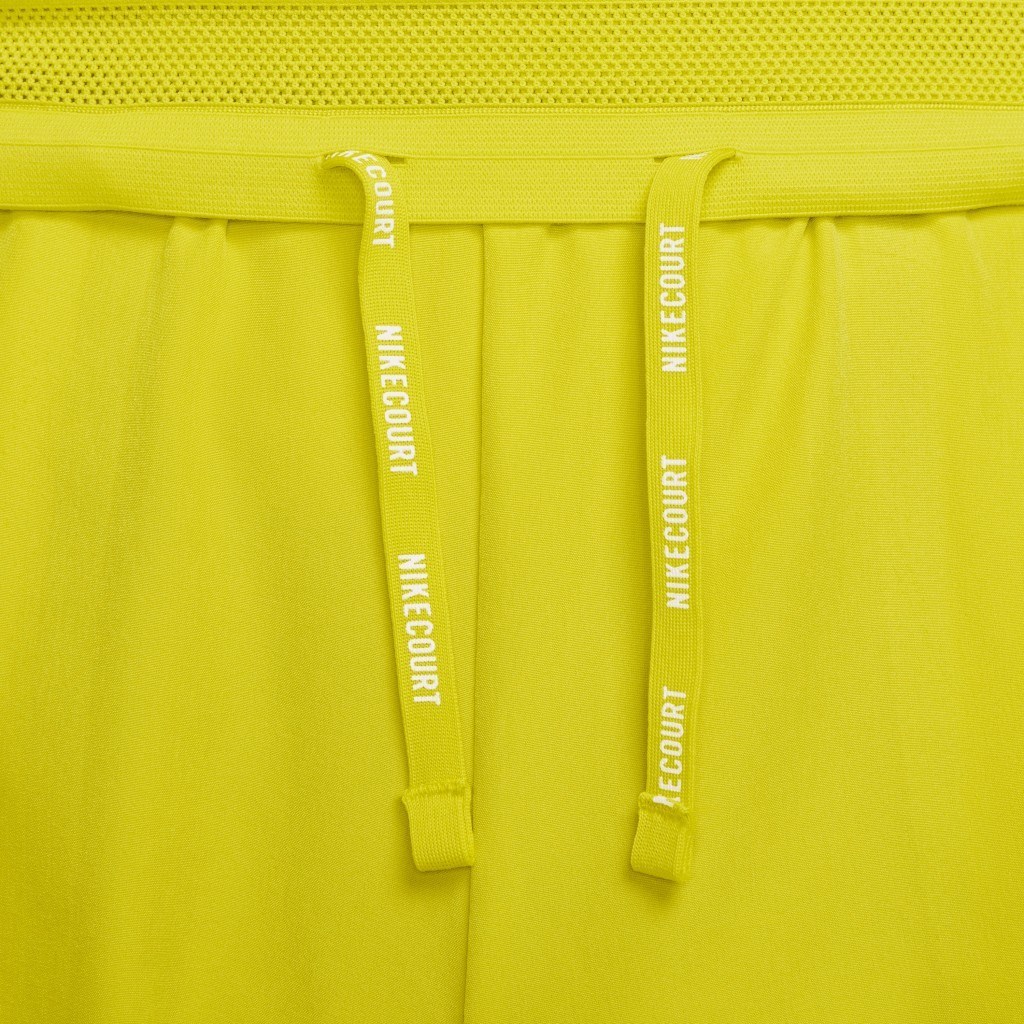 NikeCourt Slam Dri-FIT Erkek Sarı Tenis Şortu FZ6899-344