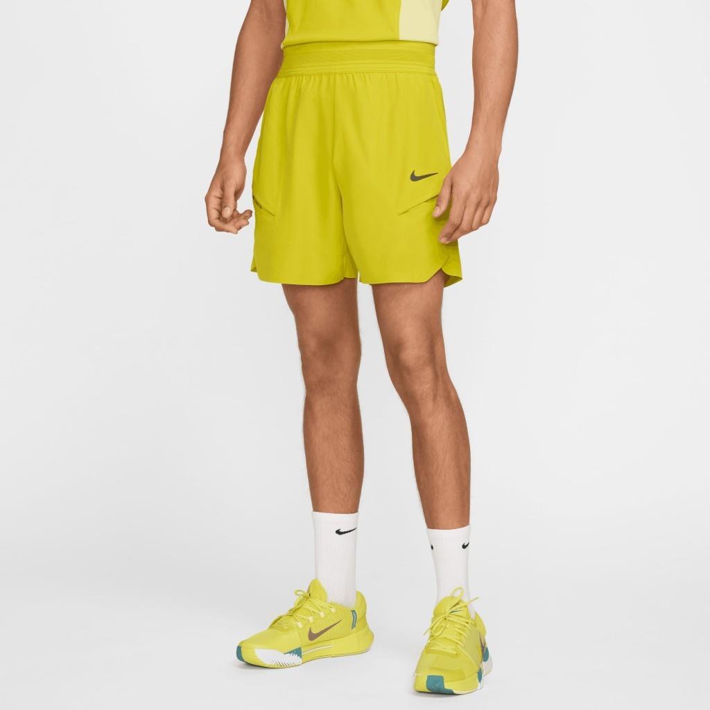 NikeCourt Slam Dri-FIT Erkek Sarı Tenis Şortu FZ6899-344