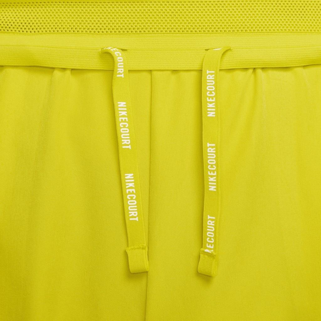 NikeCourt Slam Dri-FIT Erkek Sarı Tenis Şortu FZ6899-344