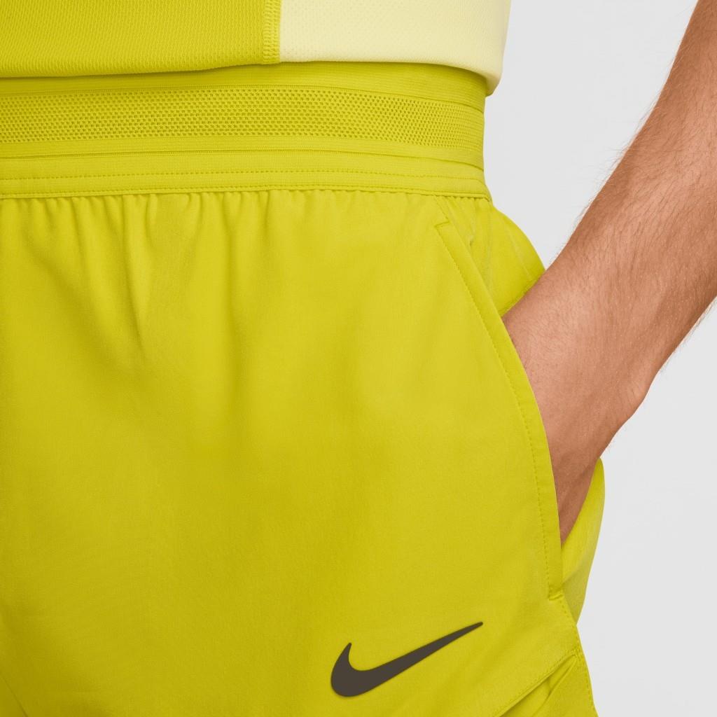 NikeCourt Slam Dri-FIT Erkek Sarı Tenis Şortu FZ6899-344