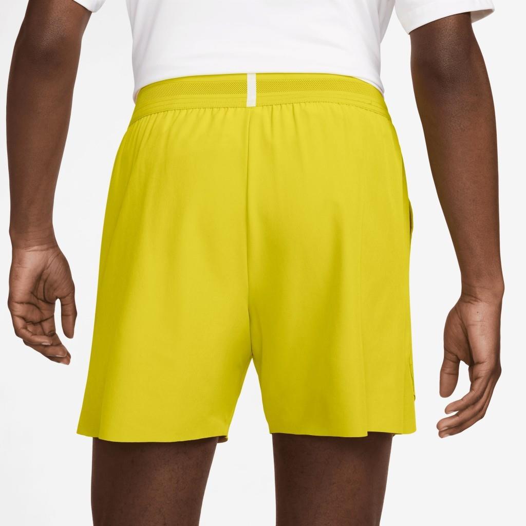 NikeCourt Slam Dri-FIT Erkek Sarı Tenis Şortu FZ6899-344