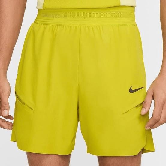 NikeCourt Slam Dri-FIT Erkek Sarı Tenis Şortu FZ6899-344