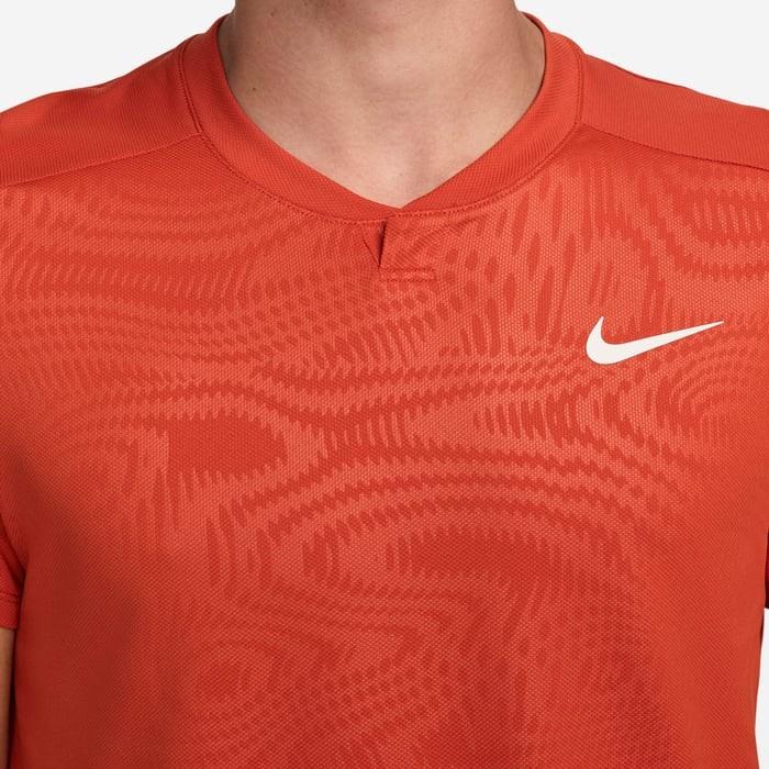 NikeCourt Slam Dri-FIT Erkek Turuncu Tenis Tişört FD5261-811