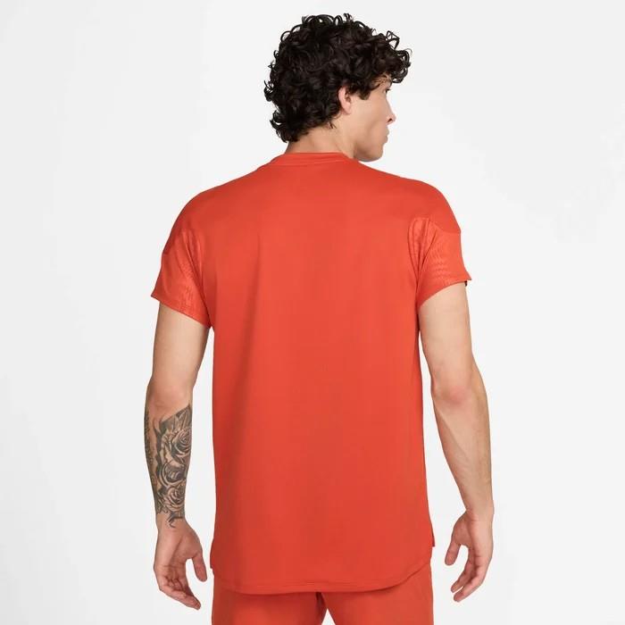 NikeCourt Slam Dri-FIT Erkek Turuncu Tenis Tişört FD5261-811