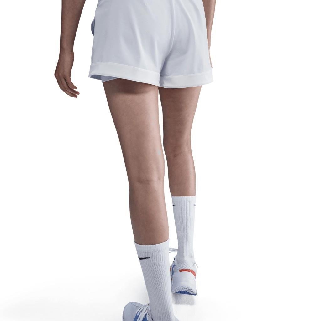 NikeCourt Slam Dri-FIT Kadın Beyaz Tenis Şort Eteği HF6449-085