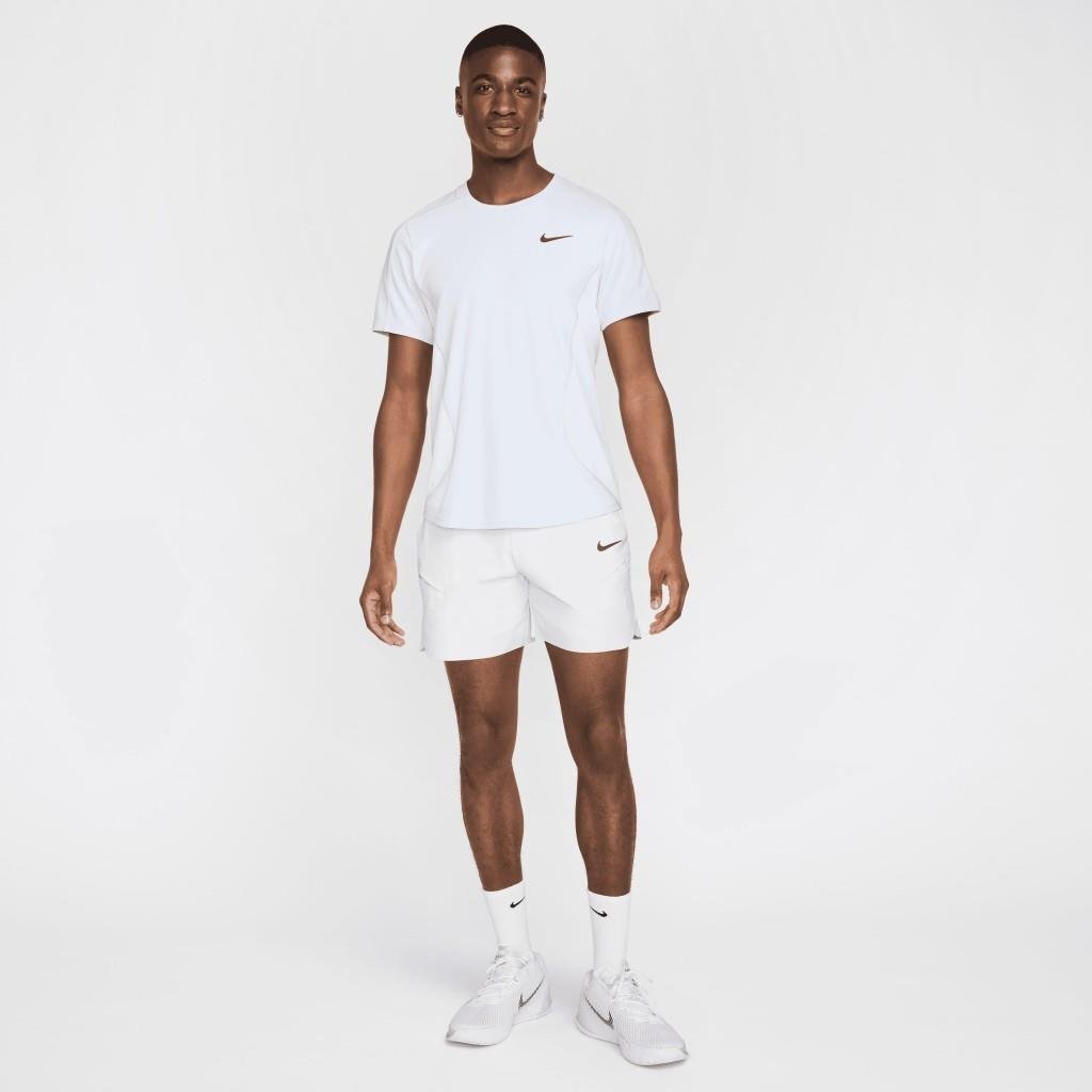 NikeCourt Slam Erkek Dri-FIT Beyaz Tenis Tişört FZ6857-085