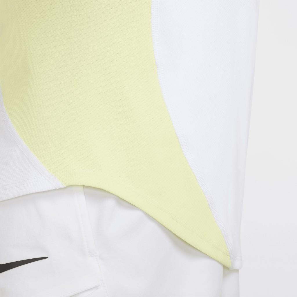 NikeCourt Slam Erkek Dri-FIT Beyaz Tenis Tişört FZ6857-100