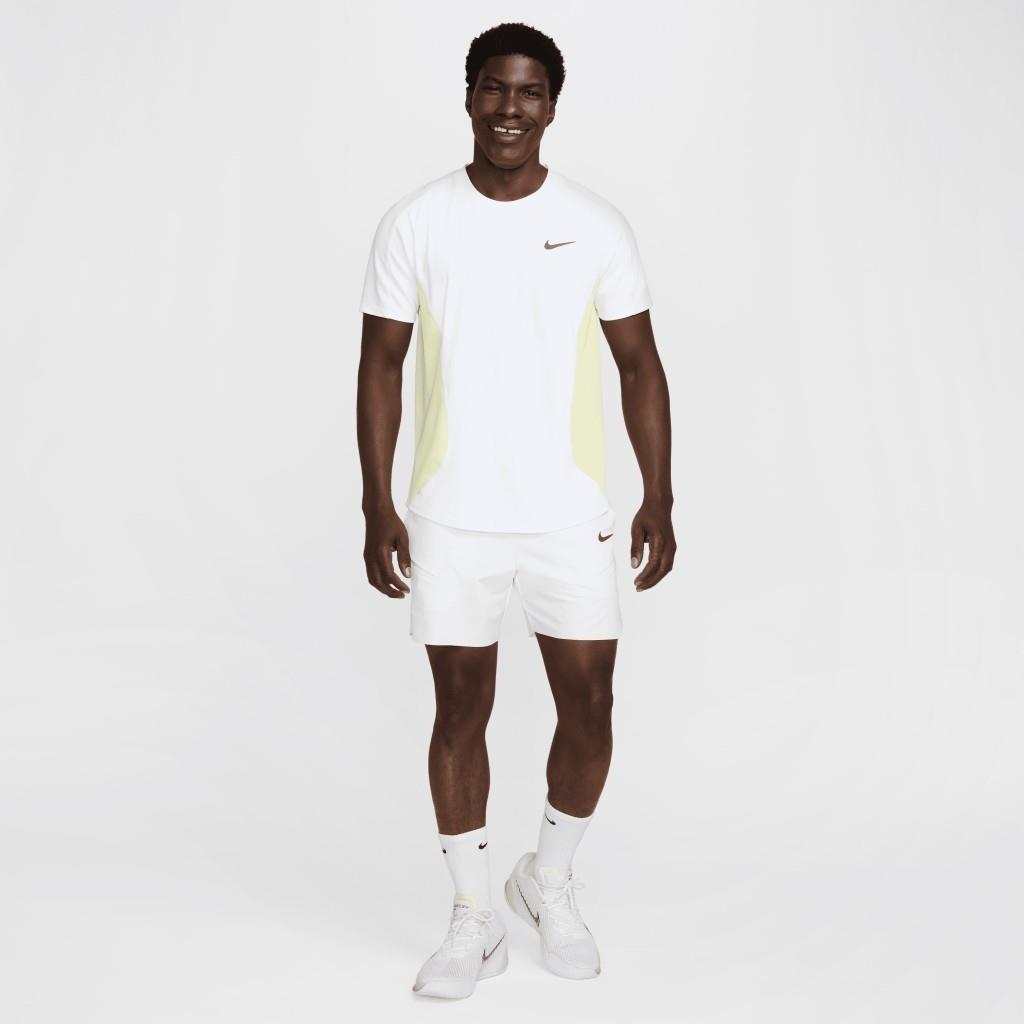 NikeCourt Slam Erkek Dri-FIT Beyaz Tenis Tişört FZ6857-100