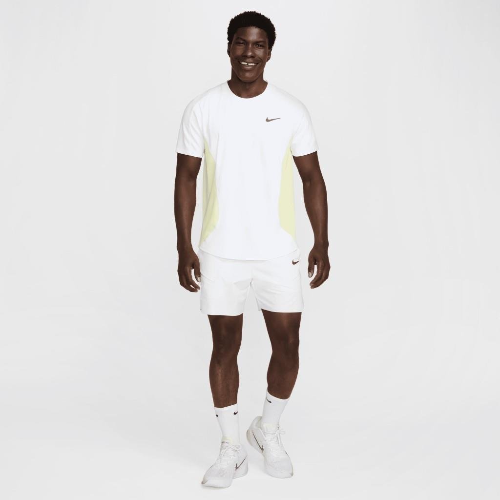 NikeCourt Slam Erkek Dri-FIT Beyaz Tenis Tişört FZ6857-100