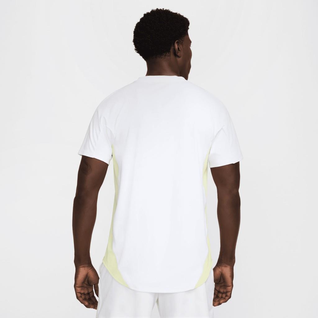 NikeCourt Slam Erkek Dri-FIT Beyaz Tenis Tişört FZ6857-100