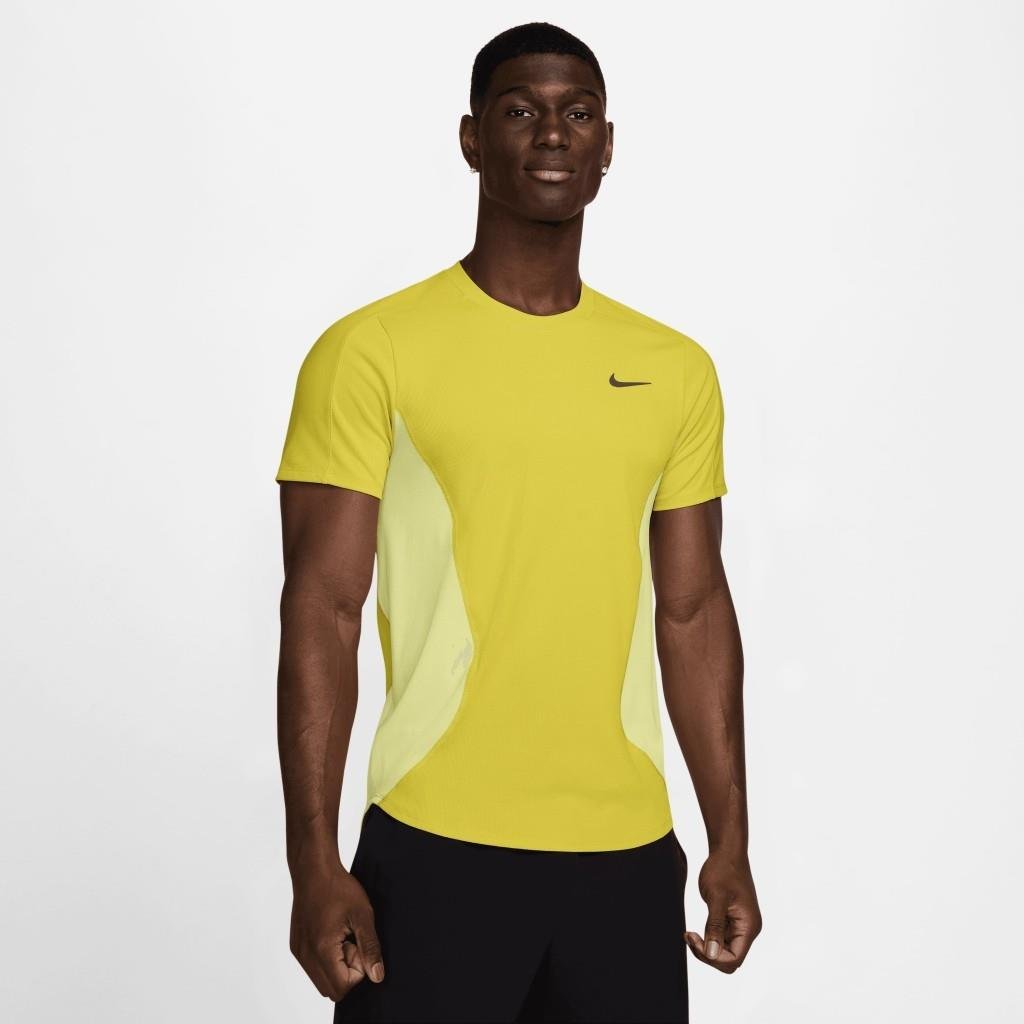 NikeCourt Slam Erkek Dri-FIT Sarı Tenis Tişört FZ6857-344