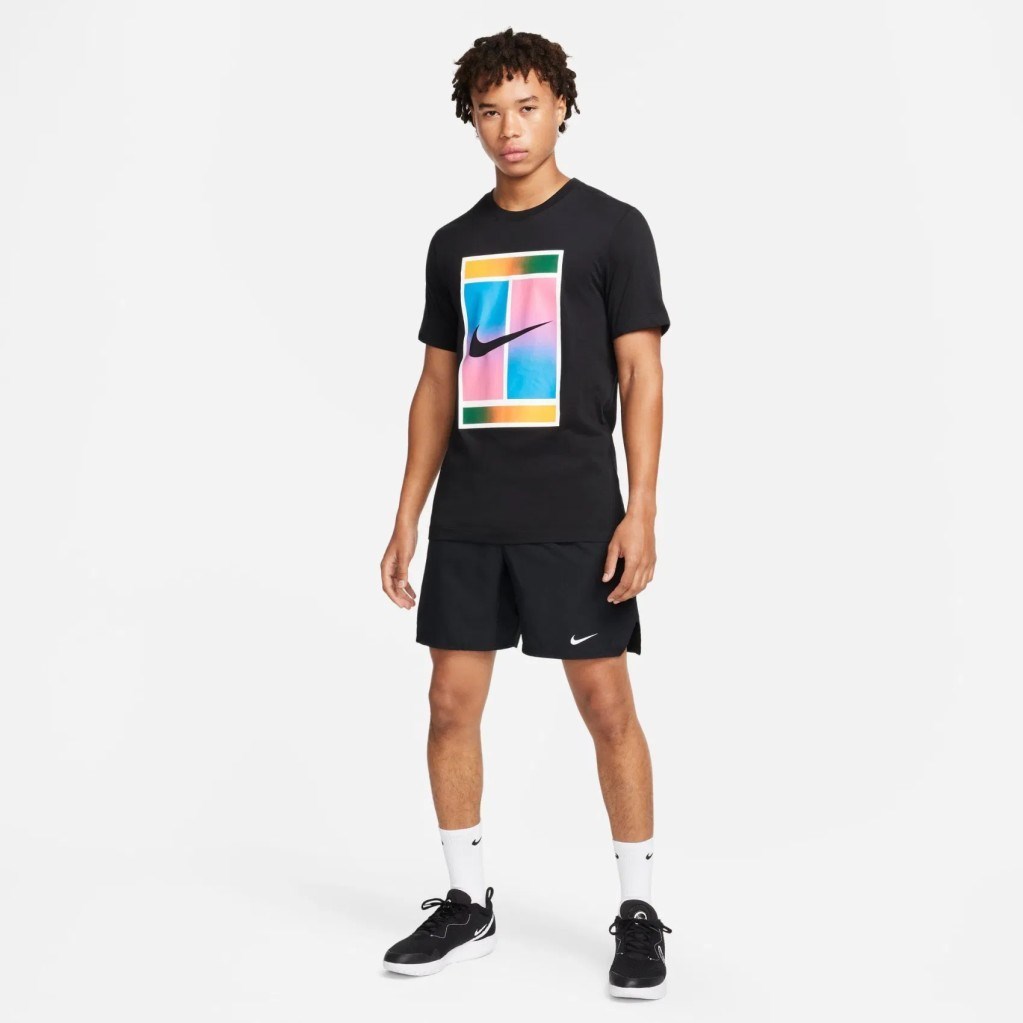 NikeCourt Victory Dri-FIT 18 cm Erkek Tenis Şortu - Siyah FD5380-010