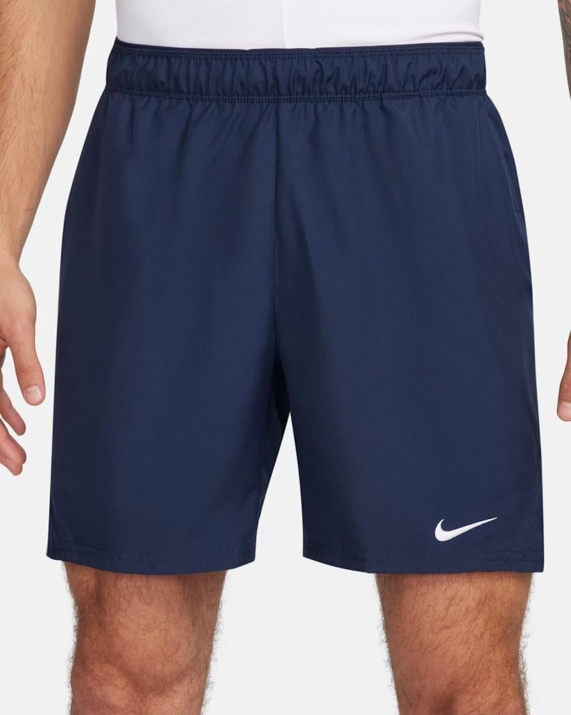 NikeCourt Victory Dri-FIT 18 cm Erkek Tenis Şortu - Lacivert FD5380-415