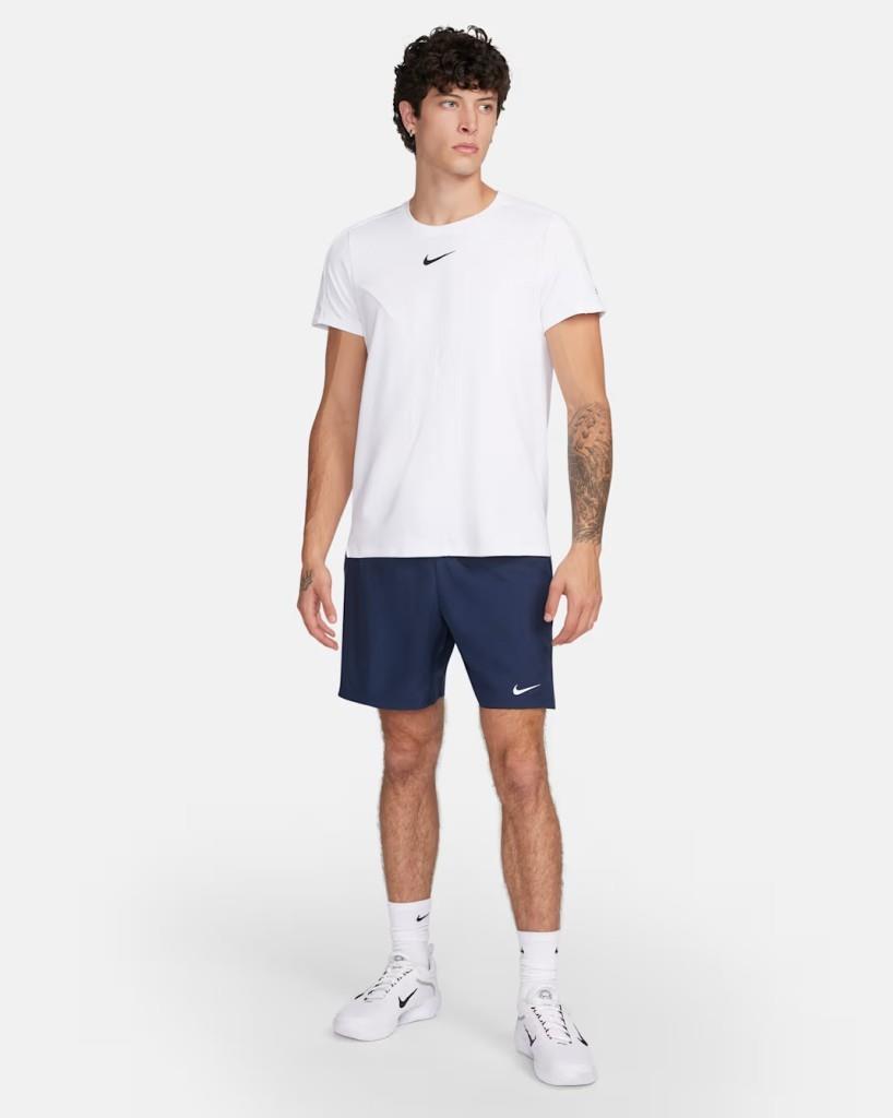NikeCourt Victory Dri-FIT 18 cm Erkek Tenis Şortu - Lacivert FD5380-415