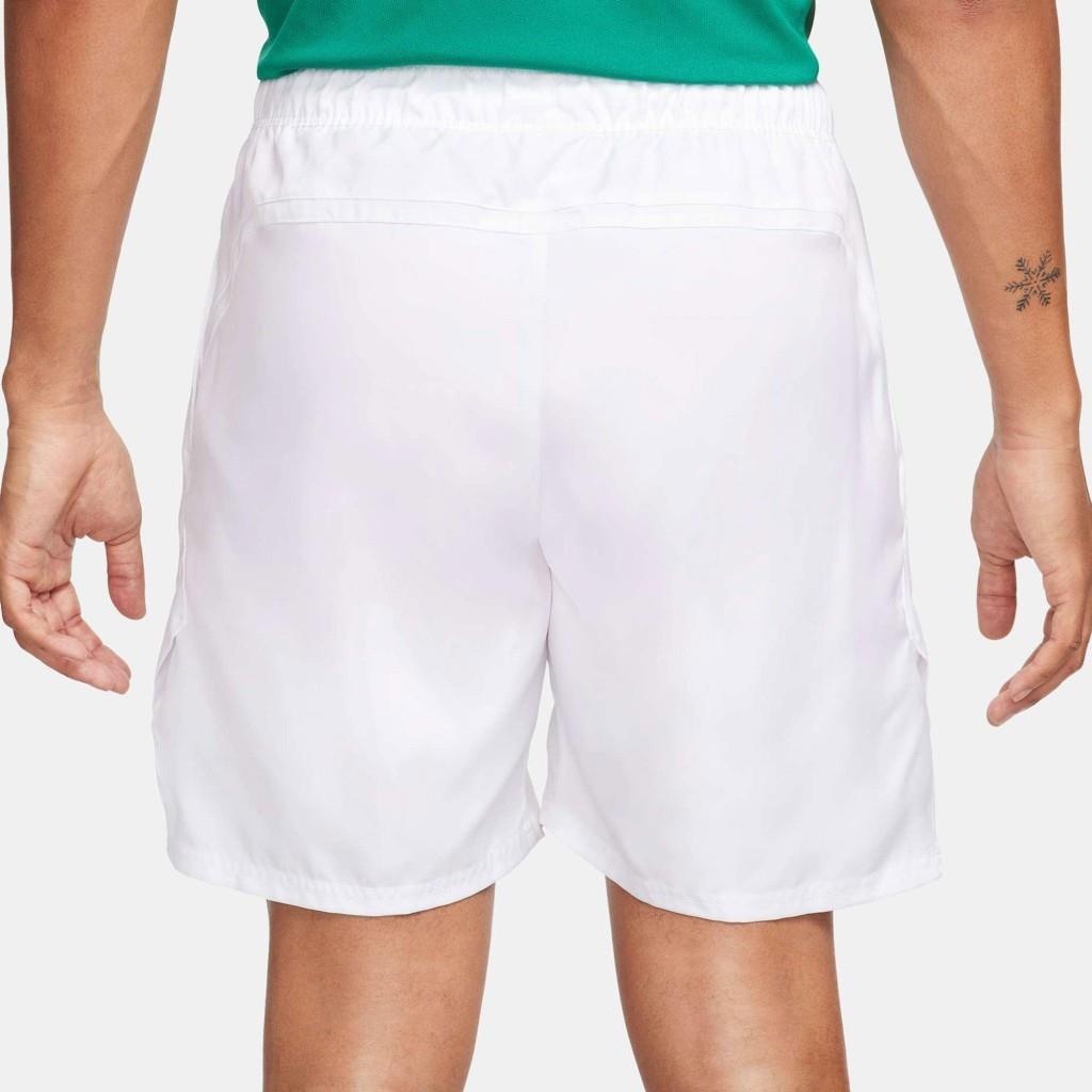 NikeCourt Victory Dri-FIT 18 cm Erkek Tenis Şortu - Beyaz FD5380-100