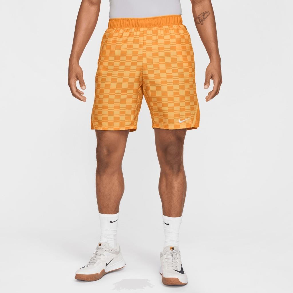 NikeCourt Victory Dri-FIT 23 cm Erkek Turuncu Tenis Şortu FZ6917-795