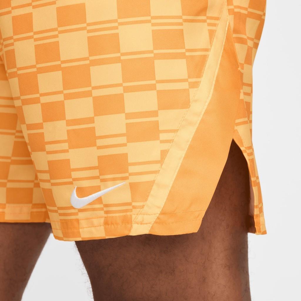 NikeCourt Victory Dri-FIT 23 cm Erkek Turuncu Tenis Şortu FZ6917-795