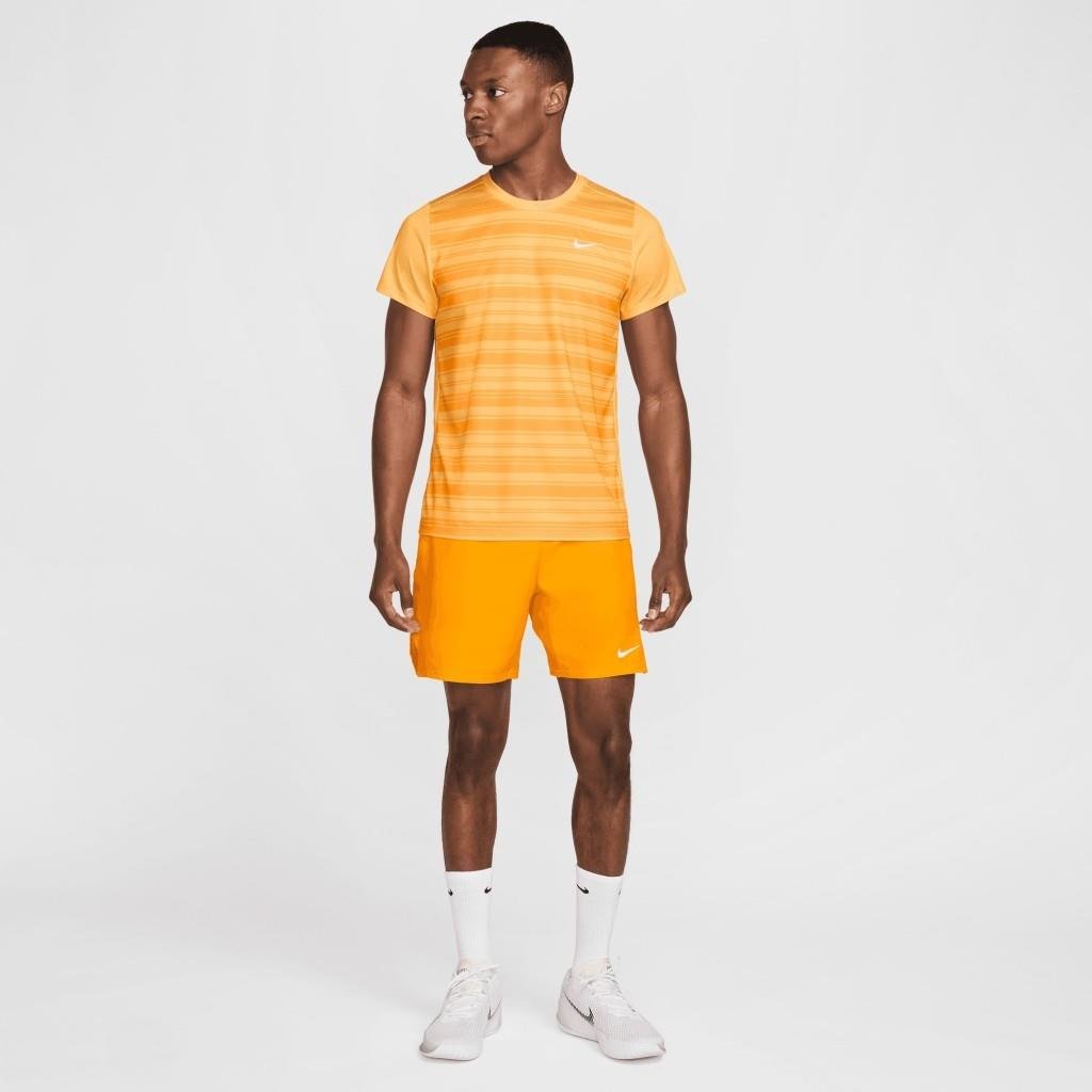 NikeCourt Victory Dri-FIT Erkek Turuncu Tenis Tişört FZ6923-795