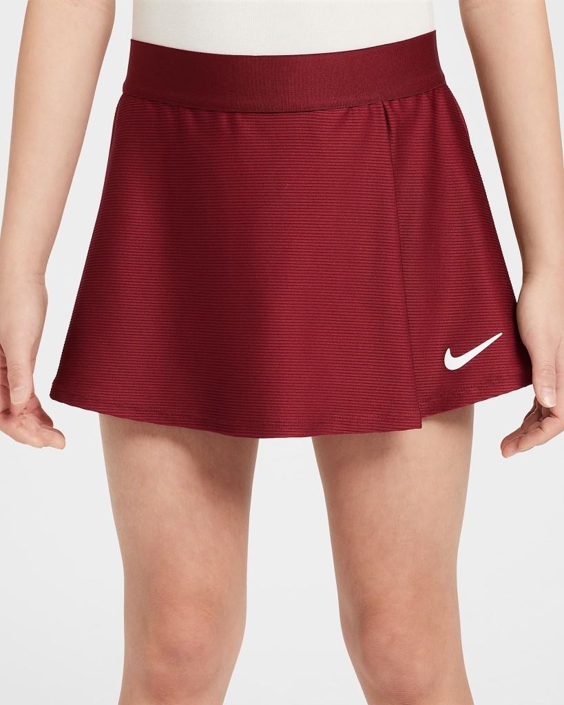 NikeCourt Victory Kız Çocuk Bordo Tenis Eteği CV7575-677