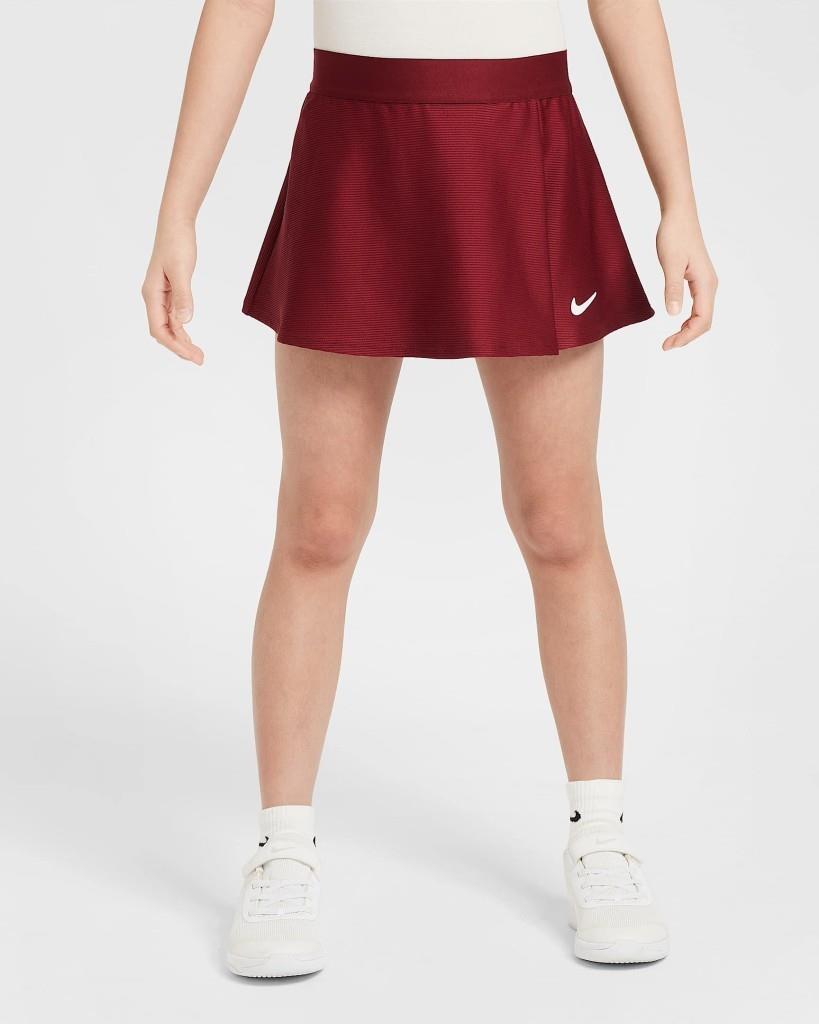 NikeCourt Victory Kız Çocuk Bordo Tenis Eteği CV7575-677