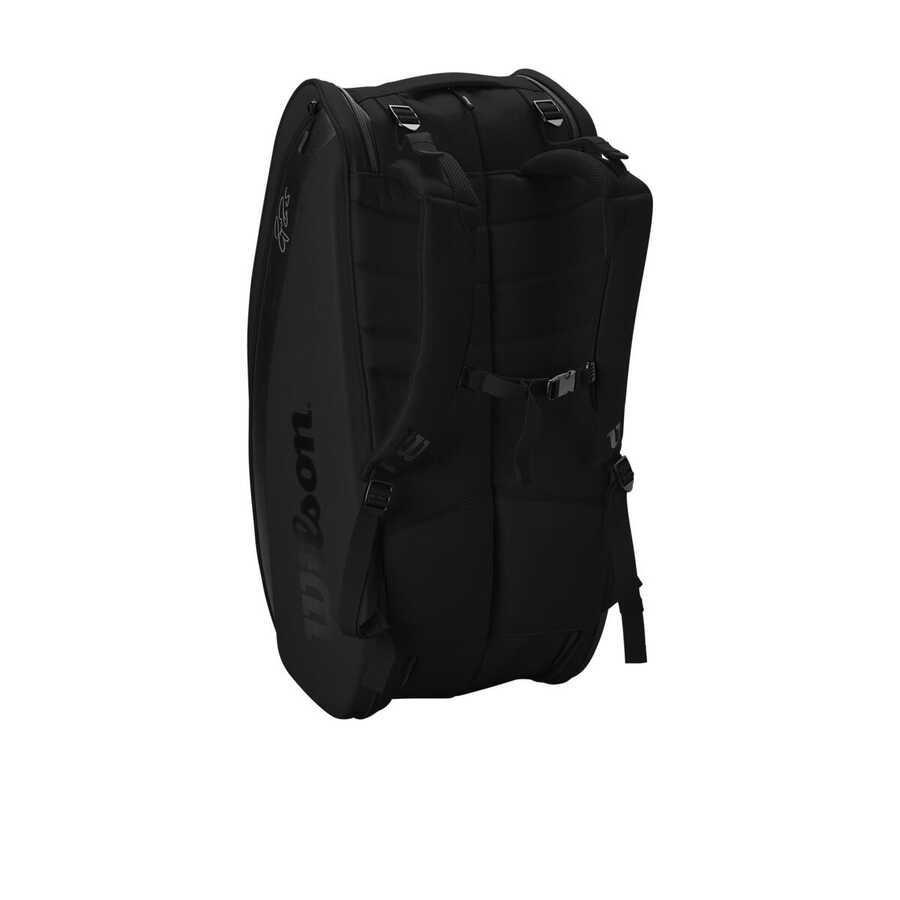 Wilson Probag Roger Federer DNA 12li Siyah Tenis Çantası WR8006002001