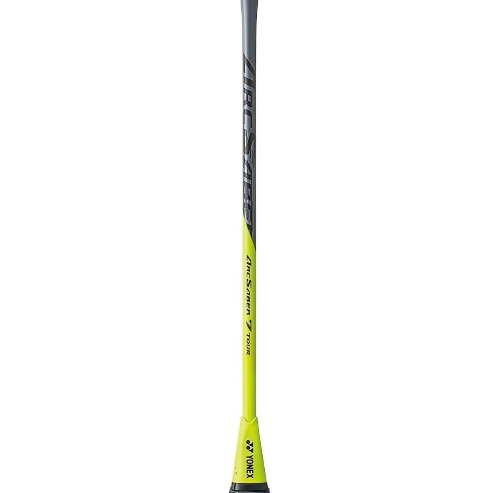 Yonex Arcsaber 7 Tour (Kordajsız) 4U (Ort. 83 gr) G5,6 Badminton Raketi - Sarı Gümüş