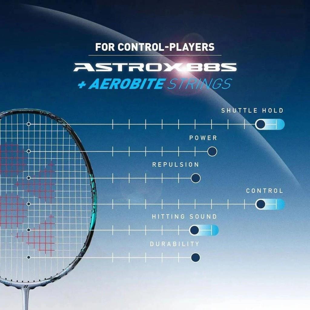 Yonex Astrox 88S Tour (Kordajsızdır) 4U (Ort. 83g) G5 Badminton Raketi - Siyah Gümüş