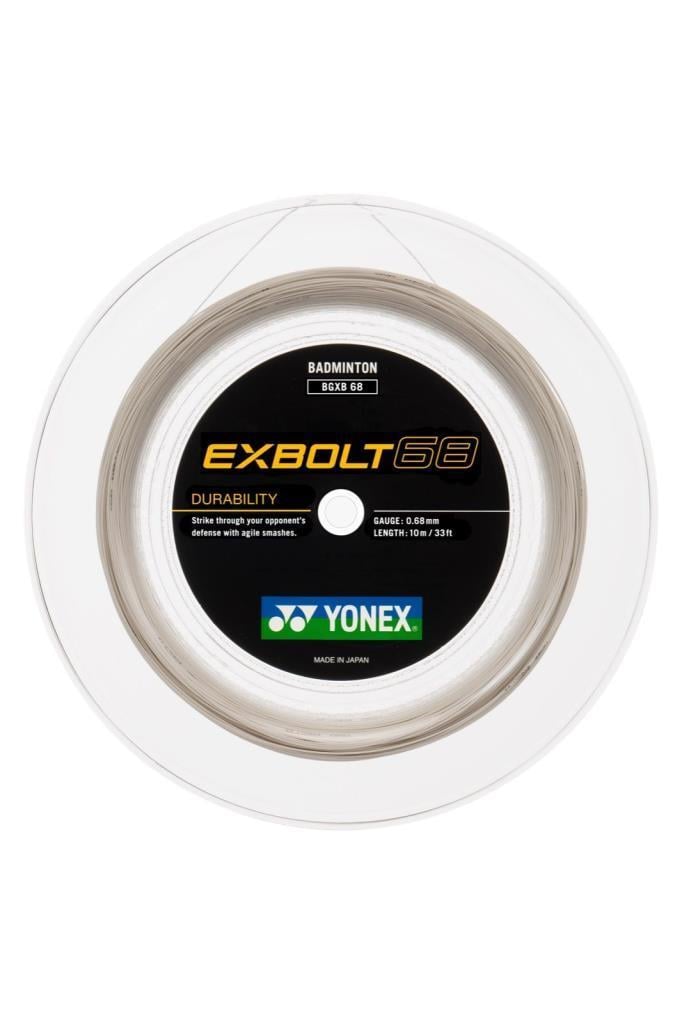 Yonex Exbolt 68 Badminton Kordajı 0.68 mm / 200 M - Beyaz