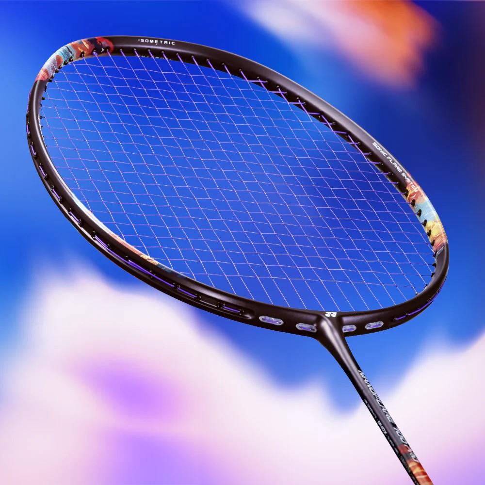 Yonex Nanoflare 700 Pro (Kordajsız) 4U (Ort. 83g) G5 Badminton Raketi - Gece Moru