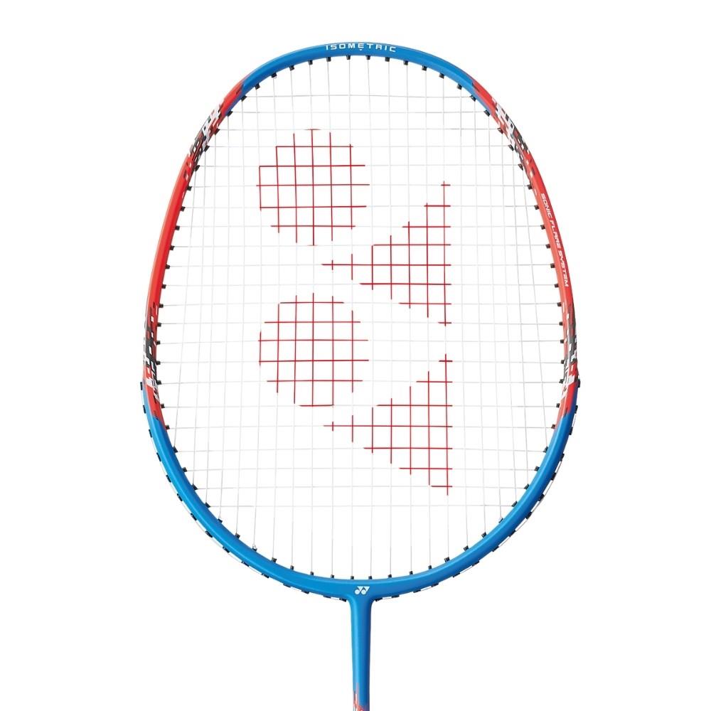 Yonex Nanoflare E13 3U (Ort. 88g) G4,5 (Kordajlı) Badminton Raketi - Mavi Kırmızı