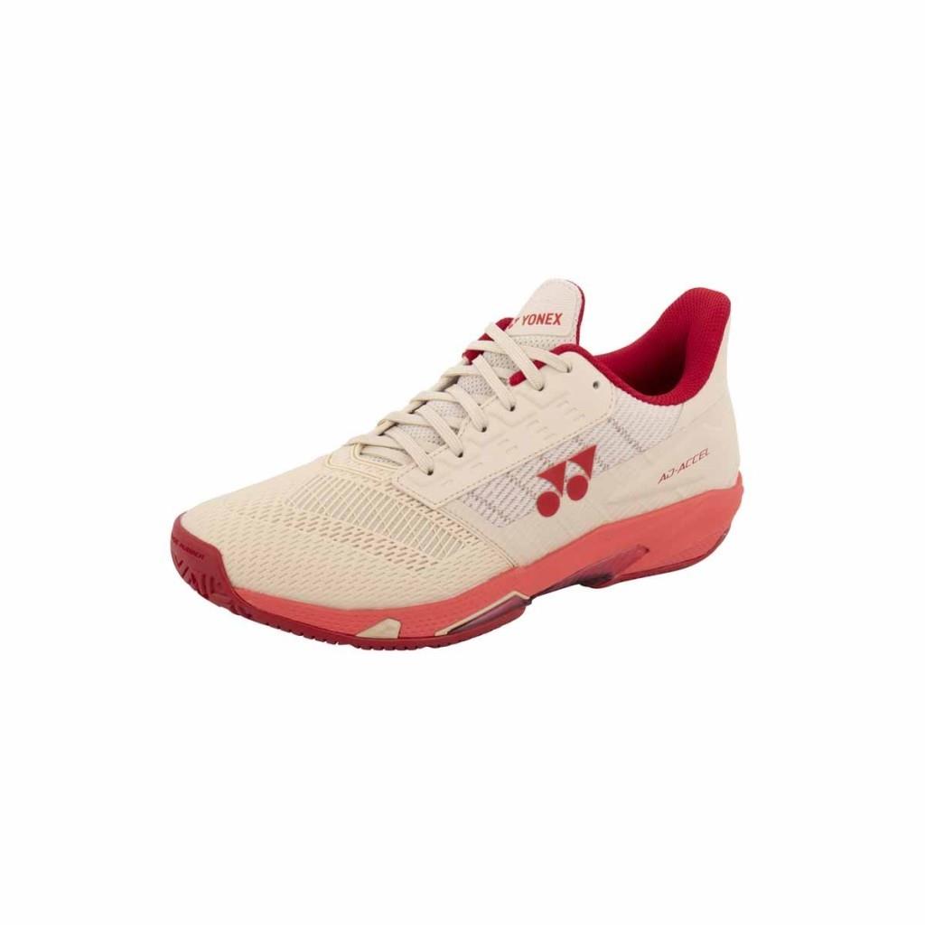 Yonex PC AD Accel Kadın Bej - Pembe All-Court Tenis Ayakkabısı