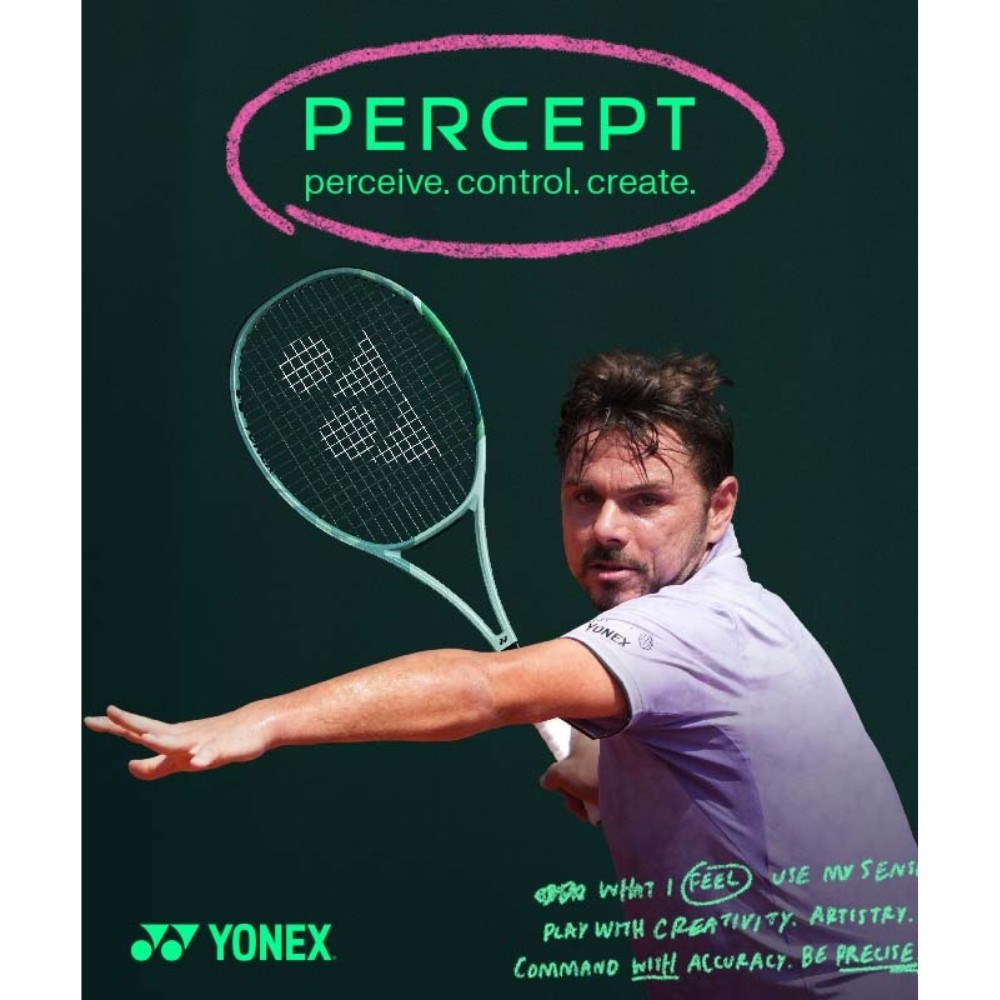 Yonex Percept 100 Inch 300 Gram (Kordajsız) Zeytin Yeşili Tenis Raketi