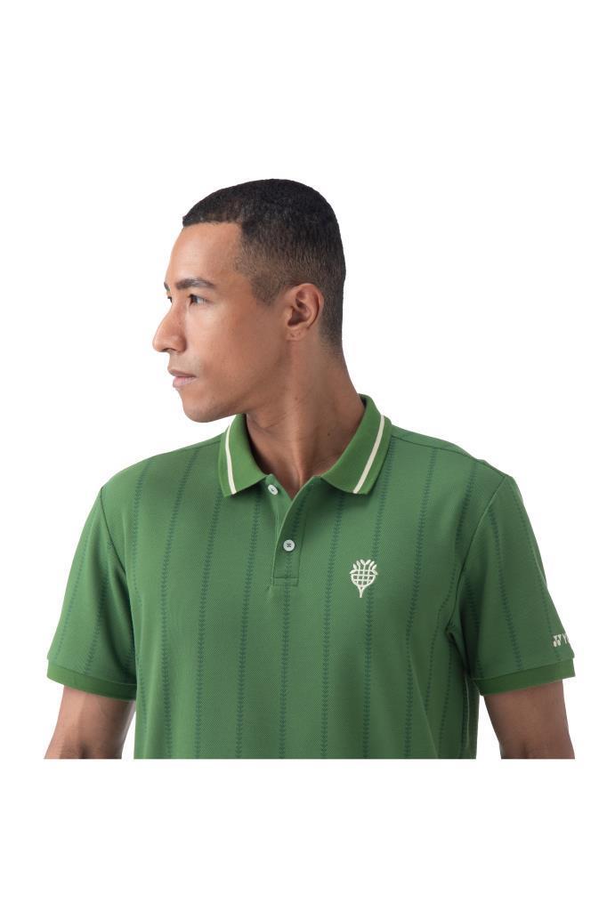 Yonex Polo Yaka Tshirt Zeytin Yeşili Erkek 10585N 
