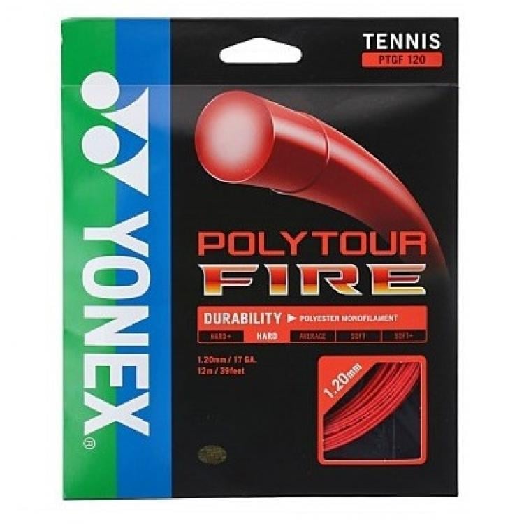 YONEX POLY TOUR FIRE 120 (12 m) TENİS KORDAJ Monofilament