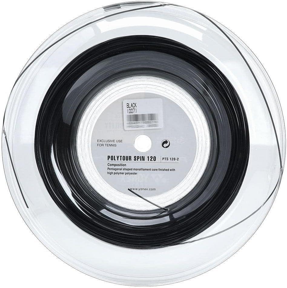 Yonex Poly Tour Spin 1.20 / 200M Tenis Kordajı - Siyah