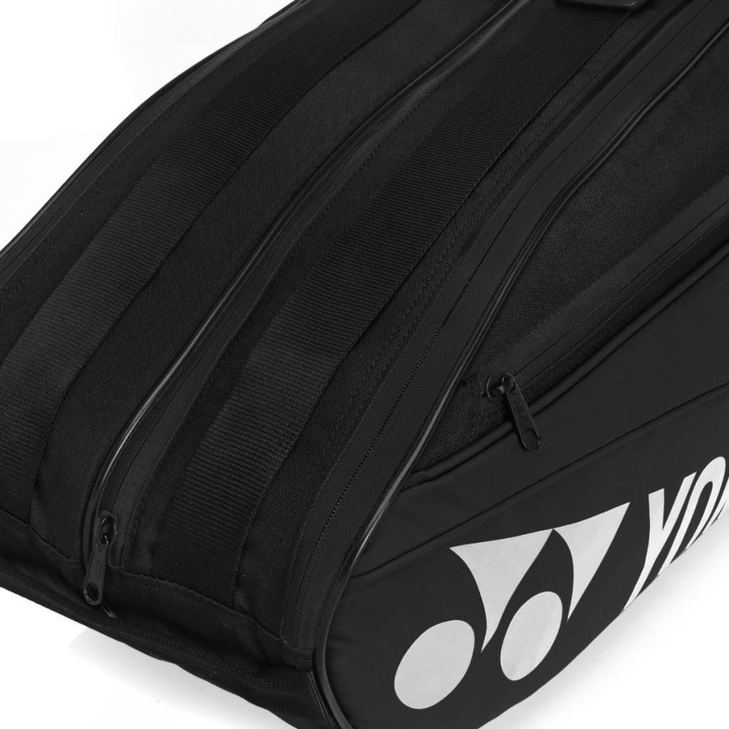 Yonex Pro 42326 Tenis Çantası 6 Raketlik Ayakkabı Bölmeli - Siyah