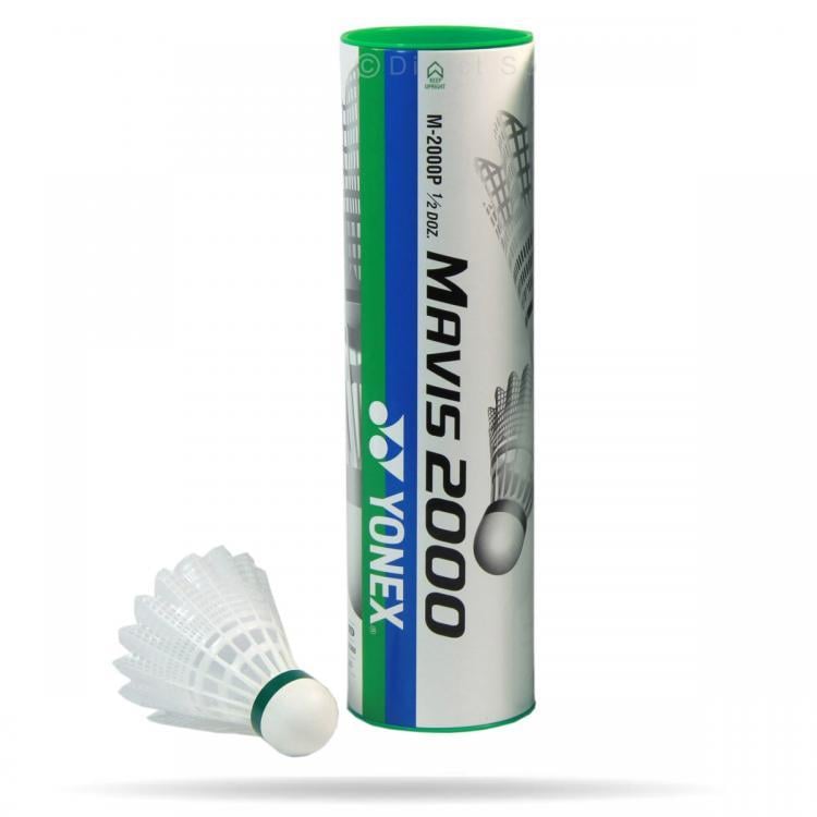 YONEX SHUTTLE MAVİS 2000 (6'lı) BEYAZ BADMİNTON TOPU