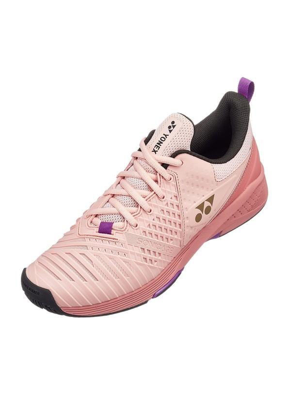 Yonex Sonicage 3 Toprak & Sert Kort Açık Pembe Kadın Tenis Ayakkabısı