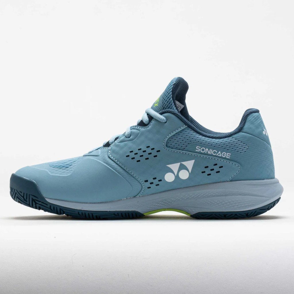 Yonex Sonicage Wide Erkek Gri Mavi All-Court Tenis Ayakkabısı