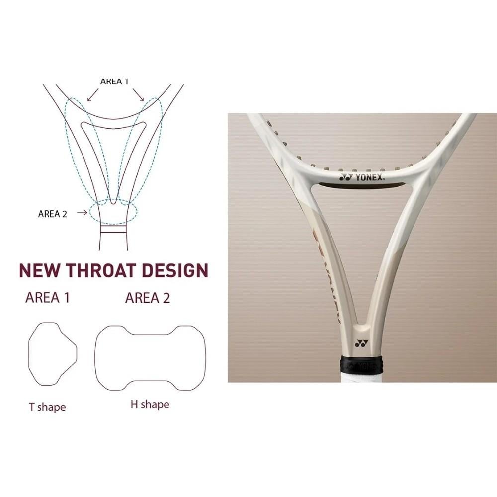 Yonex Vcore 98 Inch 305 Gram (Kordajsız) 7. Jenerasyon Kum Beji Tenis Raketi
