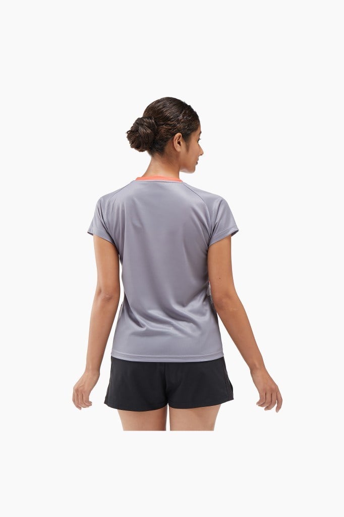 Yonex YY24 YW0034 Kadın Spor Gri Tişört